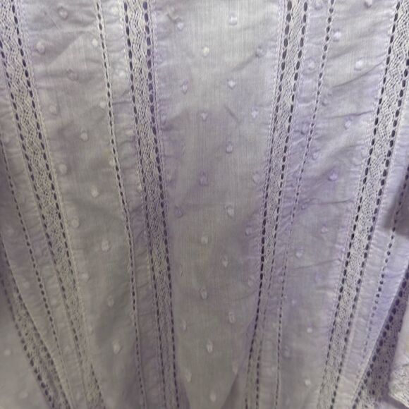 LoveShackFancy Natasha Women’s Dress in Violet Splash Hand Dye. Size P. - Picture 7 of 10